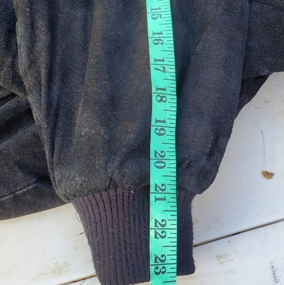 Members‎ Only  Fleece Lined  Leather bomber 46 - Picture 6 of 16